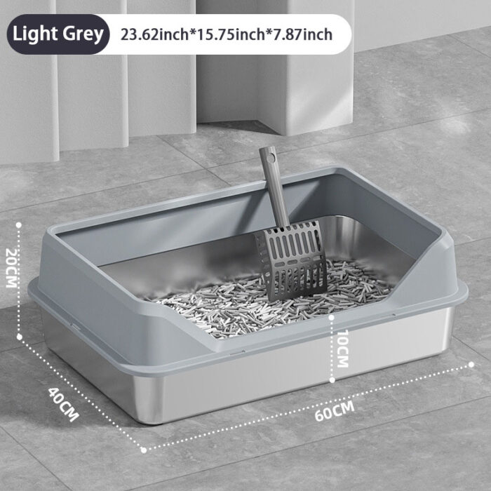 Stainless Steel Cat Litter Box