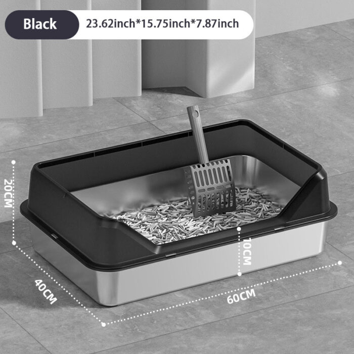 Stainless Steel Cat Litter Box