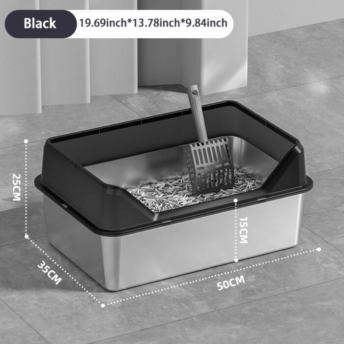 Stainless Steel Cat Litter Box