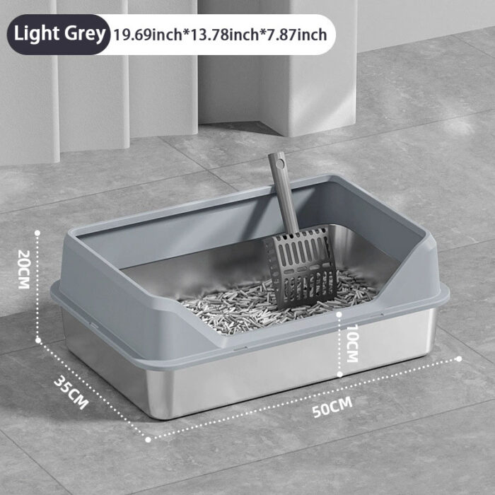 Stainless Steel Cat Litter Box