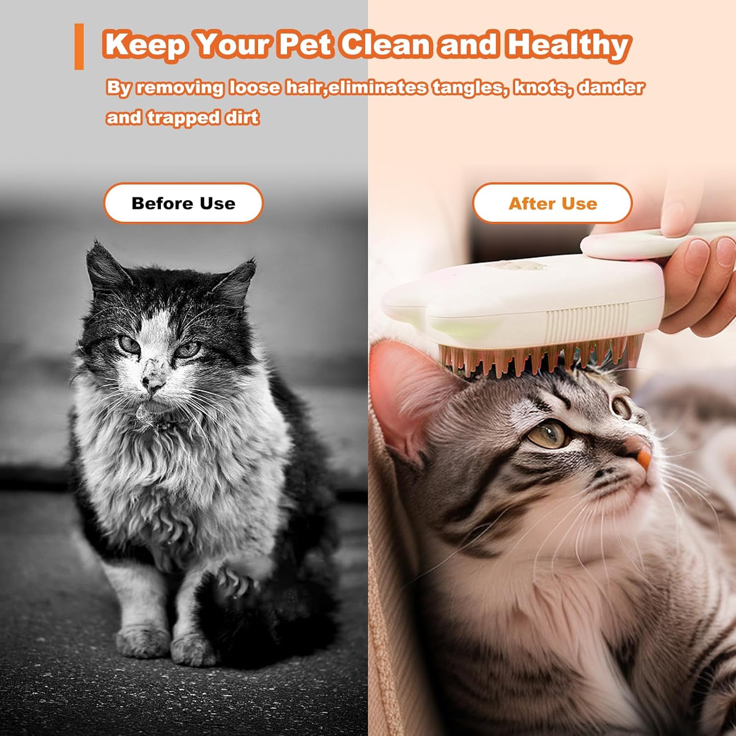 Pet Steam Brush