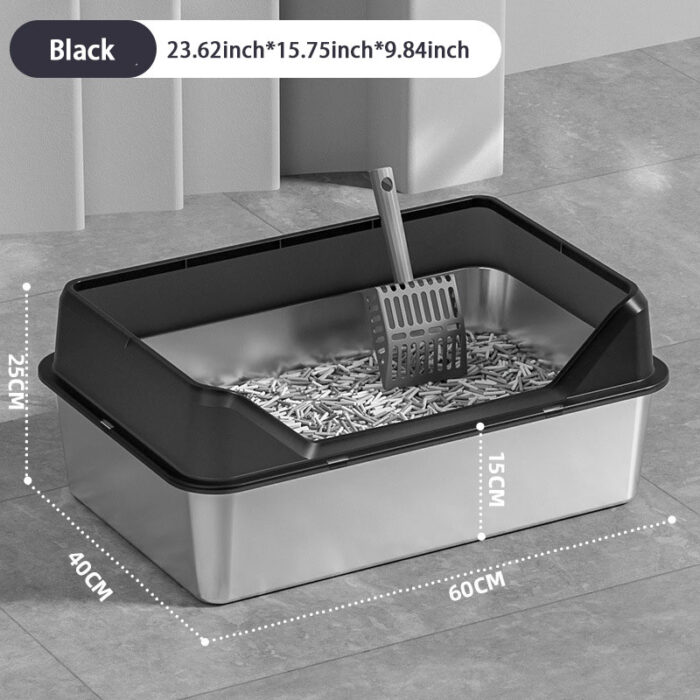 Stainless Steel Cat Litter Box