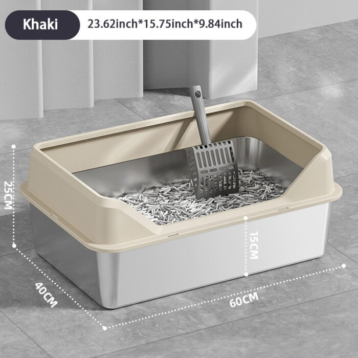 Stainless Steel Cat Litter Box